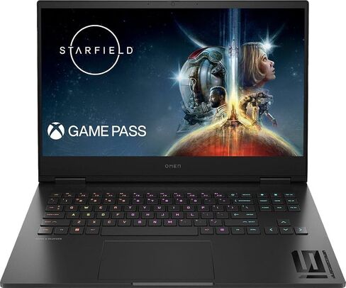 HP Omen 16 Gaming Laptop 16.1" FHD IPS 165Hz 100% sRGB AMD Zen4 Octa-core Ryzen 9 7940HS (Beats i9-12900H) 32GB RAM 4TB SSD GeForce RTX 4070 8GB Graphic RGB Backlit USB-C B&O Win11 Black + HDMI Cable in Saudi Arabia