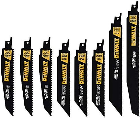 DEWALT Reciprocating Saw Blades, Bi-Metal, 6-Piece Set (DW4896) in Kuwait