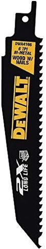 DEWALT Reciprocating Saw Blades, Bi-Metal, 6-Piece Set (DW4896) in Kuwait