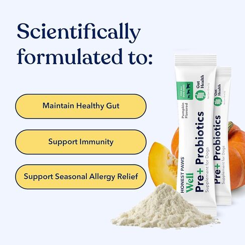 Probiotics for Dogs, Digestive Health Powder with Prebiotic, Chicken, 30ct in Saudi Arabia