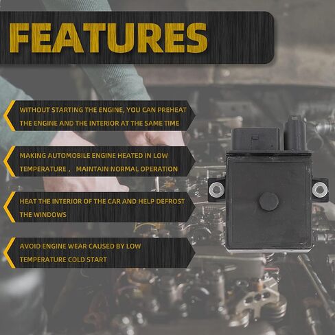 وحدة توصيل توهج الديزل Dasbecan 97379635 متوافقة مع Chevy Silverado 2500 HD 3500 GMC Sierra 2500 HD 3500 2001-2005 يستبدل # 68013182AA A6421531979 97304030 in Kuwait