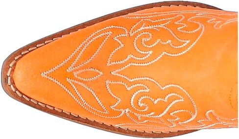 Dingo Womens Flirty N' Fun Embroidery Snip Toe Casual Boots Mid Calf Mid Heel 2-3" - Grey in Saudi Arabia