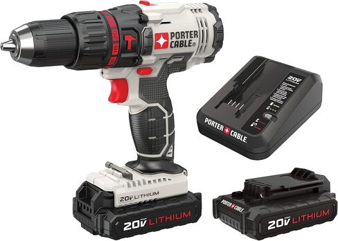 PORTER-CABLE 20V MAX Hammer Drill Kit, Compact, Cordless (PCC621LB) in Saudi Arabia