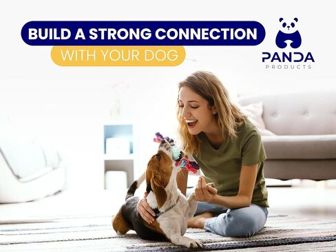 Panda Products - Premium Dog Chew Toy Set | 6-Piece Chew Toys with Poop Bag with Dispenser & Included Storage Bag for Hours of Fun and Convenience in Saudi Arabia