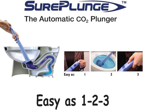 SurePlunge Co2 Cylinder - Qty 10pk (Original Replacement 8g - Single-use) in Saudi Arabia