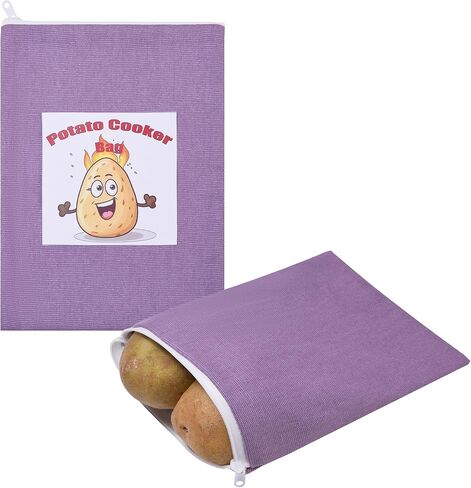 كيس البطاطس المخبوزة في الميكروويف لطباخ البطاطس - عبوتان - كيس البطاطس المخبوزة في الميكروويف للمطبخ بطاطس إكسبريس in Kuwait