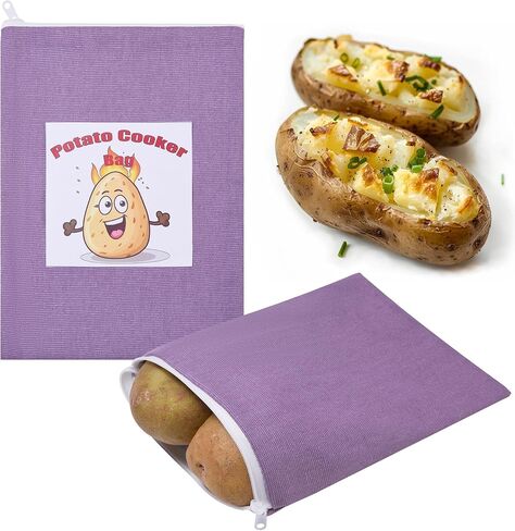 كيس البطاطس المخبوزة في الميكروويف لطباخ البطاطس - عبوتان - كيس البطاطس المخبوزة في الميكروويف للمطبخ بطاطس إكسبريس in Kuwait