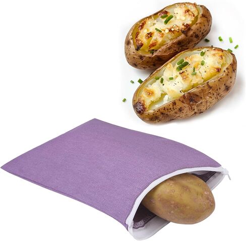 كيس البطاطس المخبوزة في الميكروويف لطباخ البطاطس - عبوتان - كيس البطاطس المخبوزة في الميكروويف للمطبخ بطاطس إكسبريس in Kuwait