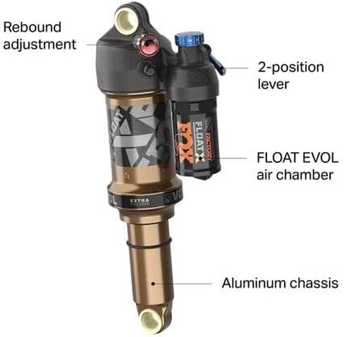 FOX FLOAT X F-S صدمات خلفية 210x50 ملم EVOL LV 2-POSITION LEVER كاشيما in Kuwait