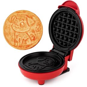 هولشتاين هاوس ويرز صانعة الوافل البلجيكية الدوارة مع طلاء غير لاصق، ستانلس ستيل، 7 بوصة، فطائر بلجيكية سميكة في دقائق | مثالية للإفطار والغداء والوجبات الخفيفة in Kuwait