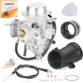5KM-14901-00-00 Carburetor Carb & Air Cleaner Joint & Intake Manifold w/Throttle Cable for Yamaha Grizzly 660 YFM660F 2002-2008 in Saudi Arabia