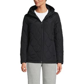 Lands' End Womens FeatherFree Onion Quilted Insulated Jacket Black Regular Medium in Saudi Arabia