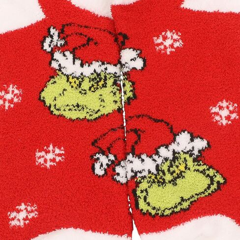 Bioworld The Grinch AOP Big Face Womens Ankle Socks 3 Pack in Saudi Arabia