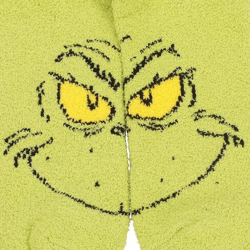 Bioworld The Grinch AOP Big Face Womens Ankle Socks 3 Pack in Saudi Arabia