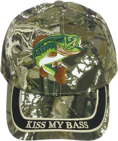 قبعة بيسبول مطرزة عالية الوضوح من Kiss My Bass Sportfishing in Kuwait