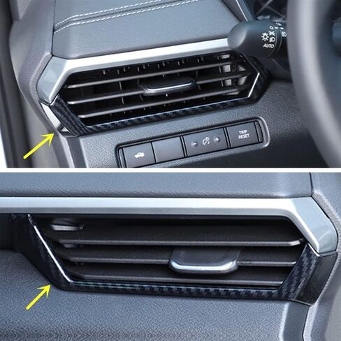New Sport Carbon Fiber Style Up Air Vent Trim Fit for Nissan Altima 2019 2020 2021 2022 2023 (Carbon Fiber Style, up air Vent Trim) in Kuwait