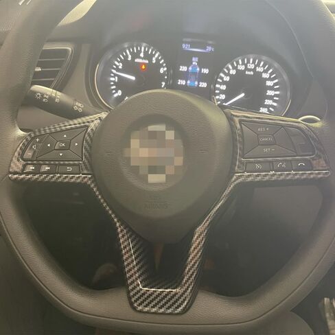 New Sport Carbon Fiber Style Up Air Vent Trim Fit for Nissan Altima 2019 2020 2021 2022 2023 (Carbon Fiber Style, up air Vent Trim) in Kuwait