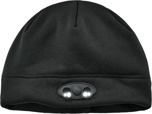Ergodyne Standard Beanie Winter Hat with LED Lights, Orange, One Size in Kuwait