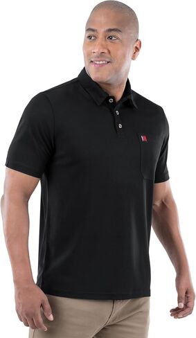 Wrangler Men's Short Sleeve Performance Pocket Polo in Saudi Arabia