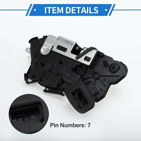 Power Door Lock Actuator Motor for Volkswagen Passat 2012-2017 for Volkswagen Golf 2012-2017 Front Left Driver Side Door Latch Actuator Assembly 6RD837015A/5K1837015J/5K0837349B in Saudi Arabia