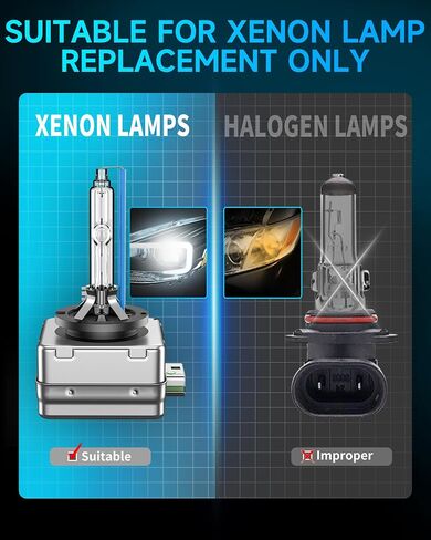 Fit for Dodge 2011-2024 Charger 2015 2016 2017 2018 2019 2020 Challenger D3S HID Xenon Headlight Bulbs,350% Brightness,High Low Beam Light Bulb,6000K White,Plug and Play,Pack of 2 in Saudi Arabia