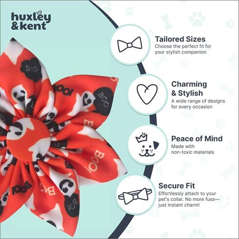 Huxley & Kent Ghostbusters Large Halloween Collar Accessory for Dogs/Cats - Fun Pinwheel Collar Attachment - Cute, Comfortable Pet Accessory in Saudi Arabia