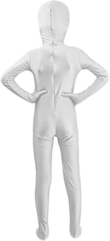 ATHX Kids Spandex Stretch Full Bodysuit زي الأطفال الهالوين التنكري هود بدلة الجسم Uniturd Zentai Skin Suit in Kuwait