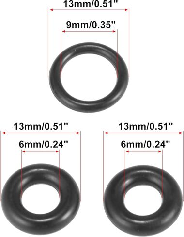 X AUTOHAUX Fuel Bowl Drain Valve O Rings Set for Ford 7.3L Powerstroke Diesel 1999-2003 for Ford F-550 F-450 F-350 E-350 E-250 1999-2003 81Z 9A153-AA in Saudi Arabia