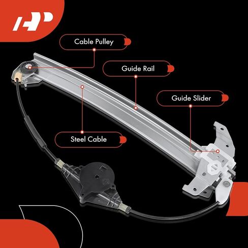 A-Premium Power Window Regulator Without Motor Compatible with Lincoln Town Car Sedan Limousine 1993 1994 1995 1996 1997 Front Left Driver Side in Saudi Arabia