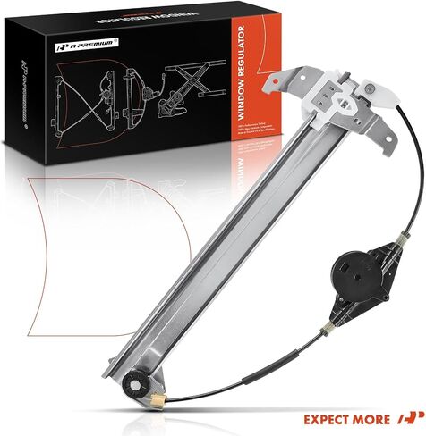 A-Premium Power Window Regulator Without Motor Compatible with Lincoln Town Car Sedan Limousine 1993 1994 1995 1996 1997 Front Left Driver Side in Saudi Arabia