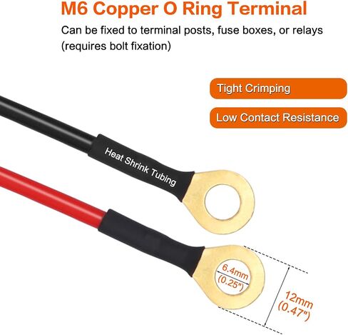 Alligator Clips Booster Jumper Cable 8 AWG 3.3FT Tinned Copper Electronic Wire with 50A Anderson Connector Plug Battery Charger Gator Clamps for 12/24V Inverter Car Battery Charging in Saudi Arabia