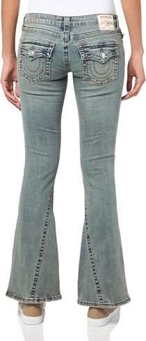 True Religion Women's Joey Low Rise Flare Jeans with Flap Pockets in Saudi Arabia