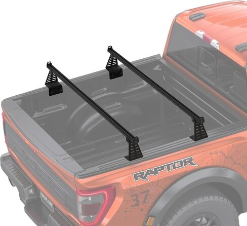 Adjustable 71.3"Heavy Duty Truck Bed Rack Cross Bars（2PCS） for Full-Size Trucks with Soft Roll-Up, Hard Rolling,Tri-Fold, Retract Hard Tonneau Covers|Aluminum Cross Bars|Fits Kayak Racks, Bike Racks in Kuwait