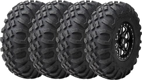 طقم إطارات وعجلات Tusk Megabite Radial UTV مقاس 32x10-15 متوافق مع Polaris RZR XP 1000 in Saudi Arabia