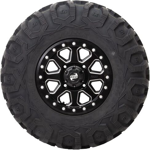 طقم إطارات وعجلات Tusk Megabite Radial UTV مقاس 32x10-15 متوافق مع Polaris RZR XP 1000 in Saudi Arabia