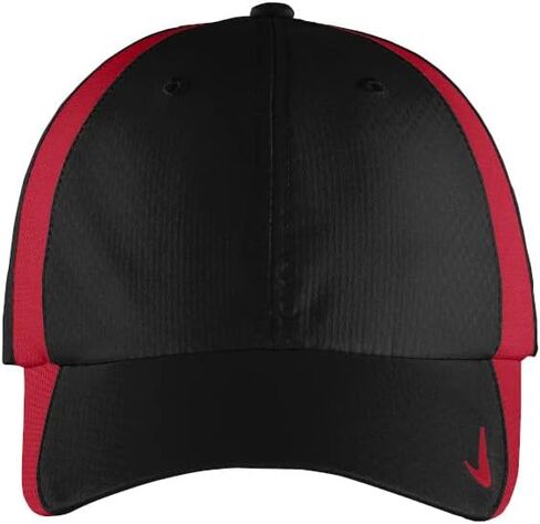 NIKE Sphere Dry Hat Mens Adjustbale Cap 247077 -Black-Red in Saudi Arabia
