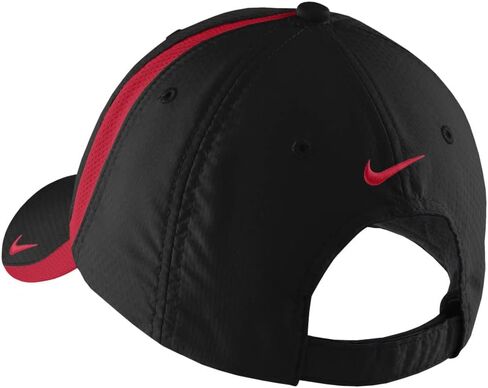 NIKE Sphere Dry Hat Mens Adjustbale Cap 247077 -Black-Red in Saudi Arabia