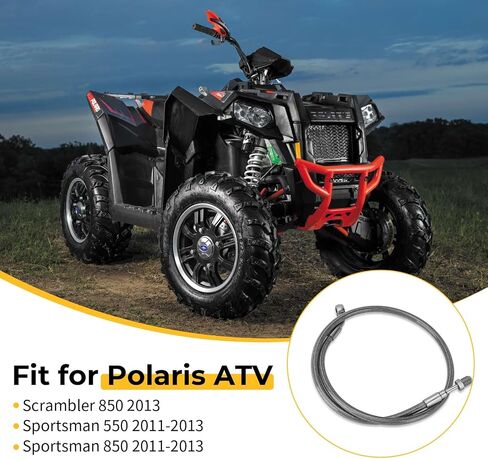 M MATI Front Right Brake Hose Line for Polaris Scrambler 850 2013 Sportsman 550 850 2011-2013 1911687 in Saudi Arabia