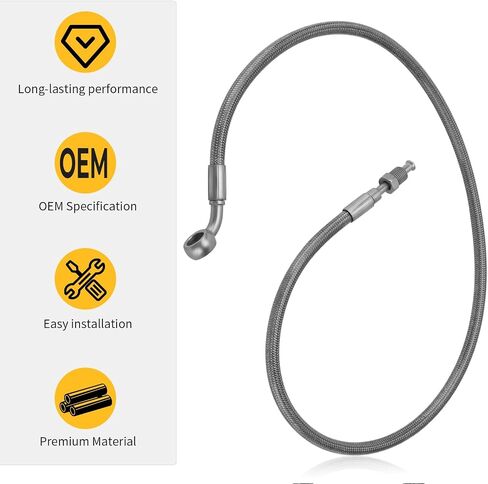 M MATI Front Right Brake Hose Line for Polaris Scrambler 850 2013 Sportsman 550 850 2011-2013 1911687 in Saudi Arabia