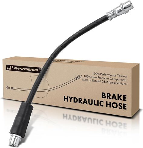 A-Premium Front Driver or Passenger Brake Hydraulic Hose Compatible with Select Audi Models - A6 1995-1997, A6 Quattro 1995-1998, S4 1992-1994, S6 1995-199, 100/100 Quattro 1992-1994 in Saudi Arabia