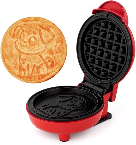 هولشتاين هاوس ويرز صانعة الوافل البلجيكية الدوارة مع طلاء غير لاصق، ستانلس ستيل، 7 بوصة، فطائر بلجيكية سميكة في دقائق | مثالية للإفطار والغداء والوجبات الخفيفة in Kuwait