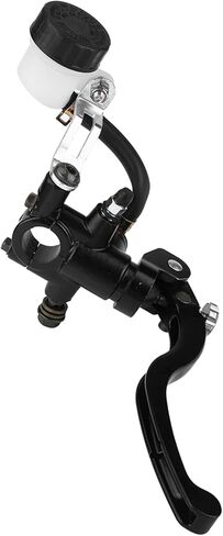 Pissente 22mm Universal Motorcycle Brake Master Cylinder Lever استبدال المقود الهيدروليكي مع سبائك الألومنيوم لمعظم الدراجات النارية 7/8 (مضخة أعلى اليسار) in Kuwait