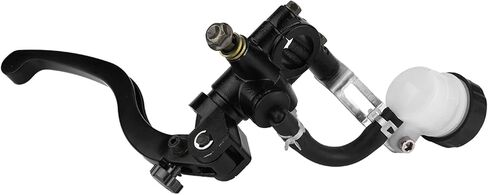 Pissente 22mm Universal Motorcycle Brake Master Cylinder Lever استبدال المقود الهيدروليكي مع سبائك الألومنيوم لمعظم الدراجات النارية 7/8 (مضخة أعلى اليسار) in Saudi Arabia