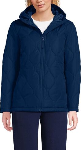 سترة نسائية من Lands' End FeatherFree مبطنة معزولة، مقاس X-Large in Kuwait