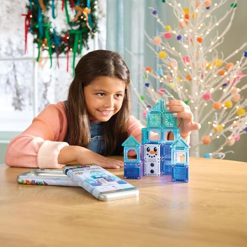 MAGNA-TILES microMAGS 26-Piece Travel Magnetic Construction Set – Bold Colors, The Original Magnetic Building Brand in Kuwait