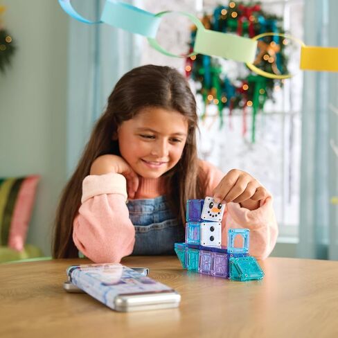 MAGNA-TILES microMAGS 26-Piece Travel Magnetic Construction Set – Bold Colors, The Original Magnetic Building Brand in Kuwait