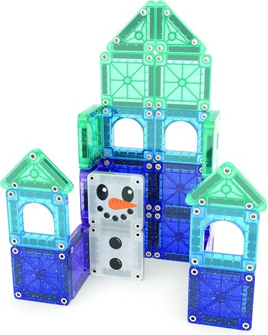MAGNA-TILES microMAGS 26-Piece Travel Magnetic Construction Set – Bold Colors, The Original Magnetic Building Brand in Kuwait