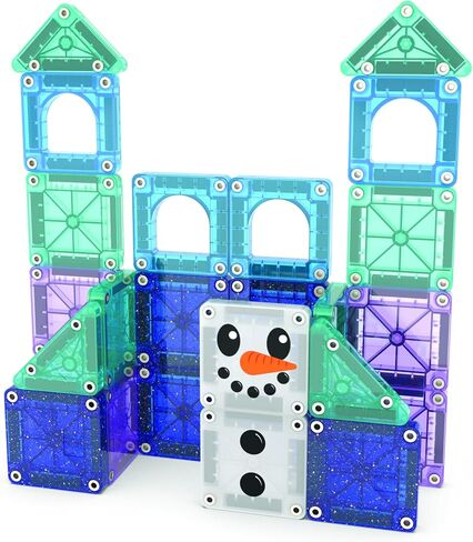 MAGNA-TILES microMAGS 26-Piece Travel Magnetic Construction Set – Bold Colors, The Original Magnetic Building Brand in Kuwait