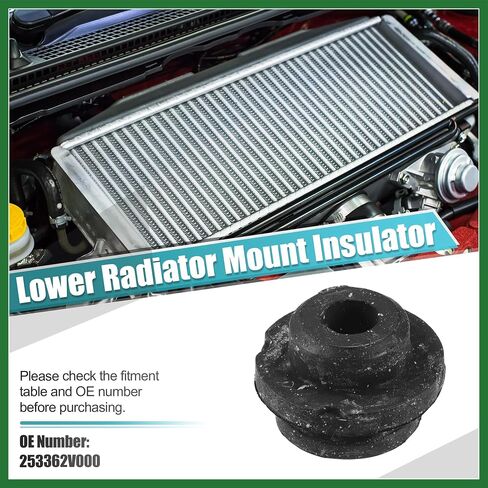 Motoforti 2pcs Lower Rubber Cushion Bushing Radiator Mount Insulator for Hyundai Accent 2012-2017 for Hyundai Elantra 2011-2016 Long-lasting in Saudi Arabia