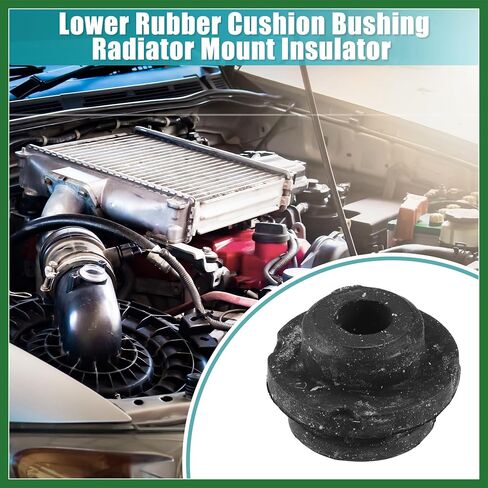 Motoforti 2pcs Lower Rubber Cushion Bushing Radiator Mount Insulator for Hyundai Accent 2012-2017 for Hyundai Elantra 2011-2016 Long-lasting in Saudi Arabia